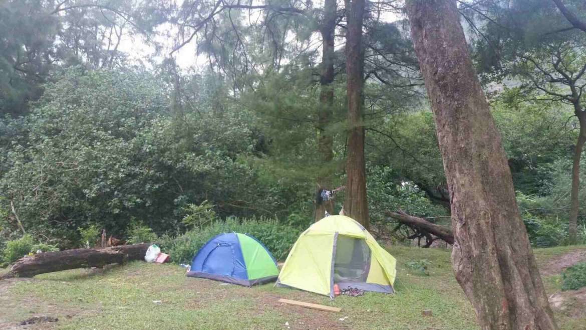 Accommodation in China- camping in the nature