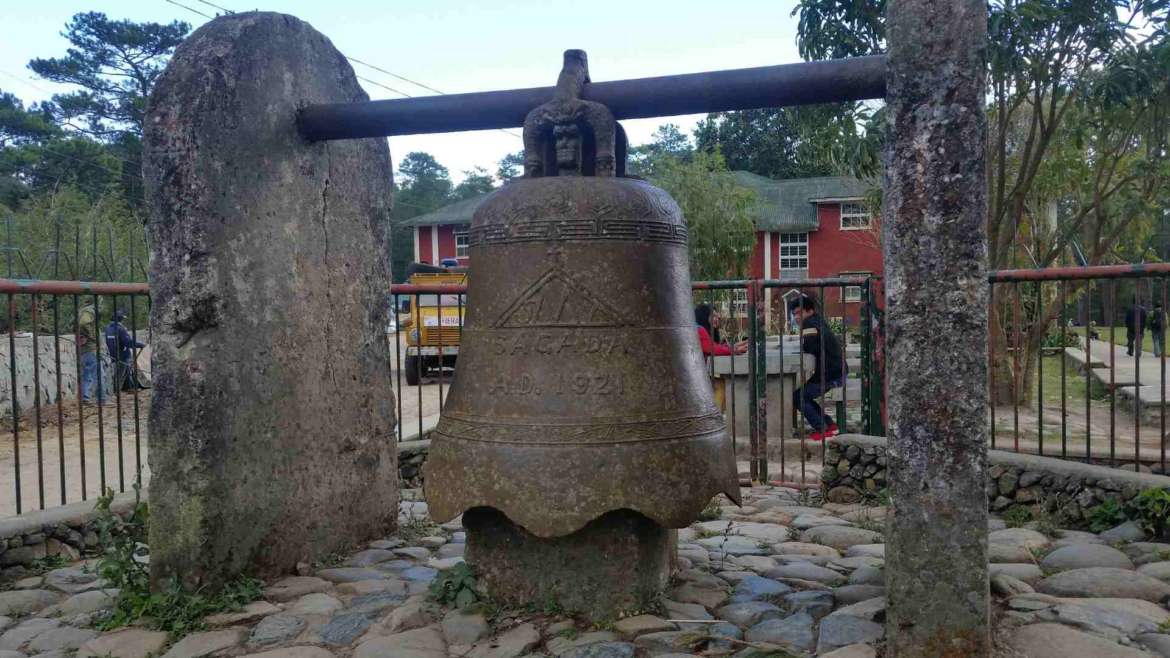 A bell gift at St.Mary Church, Sagada, Philippines