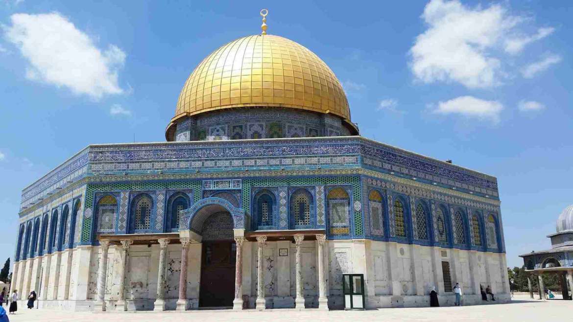 Israel itinerary- Jerusalem- the Dome of Rock on Mt Moriah