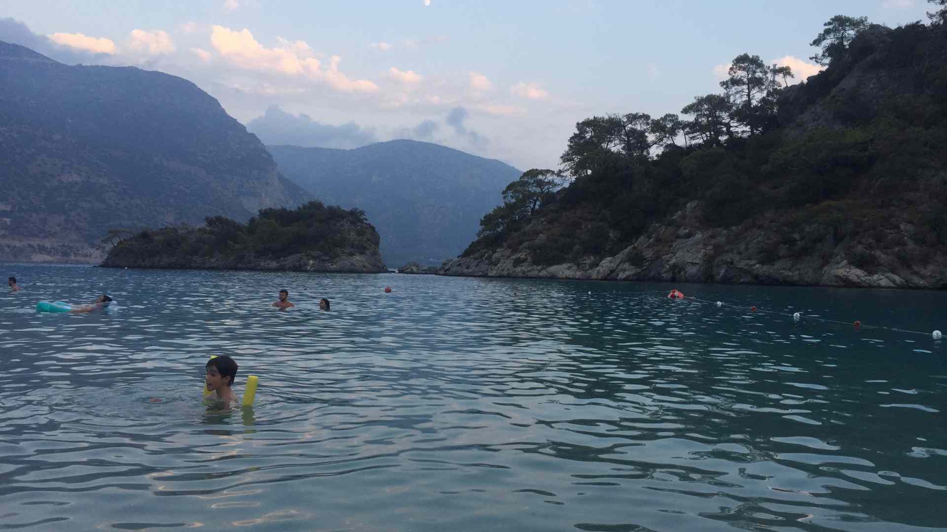 Swimming in the Blue Lagoon