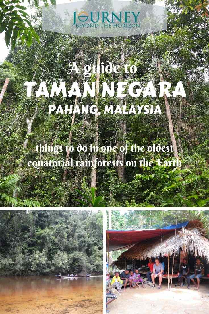 This is a guide to Taman Negara- one of the oldest equatorial rainforests on the Earth. Taman Negara is located in Peninsular Malaysia. Check out the things to do in this spectacular jungle!