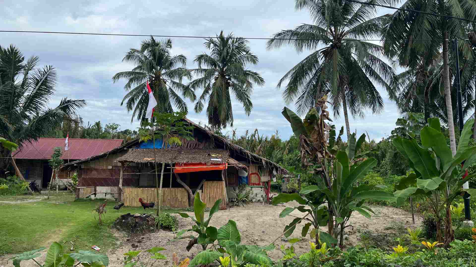 In a village on Sipora Island