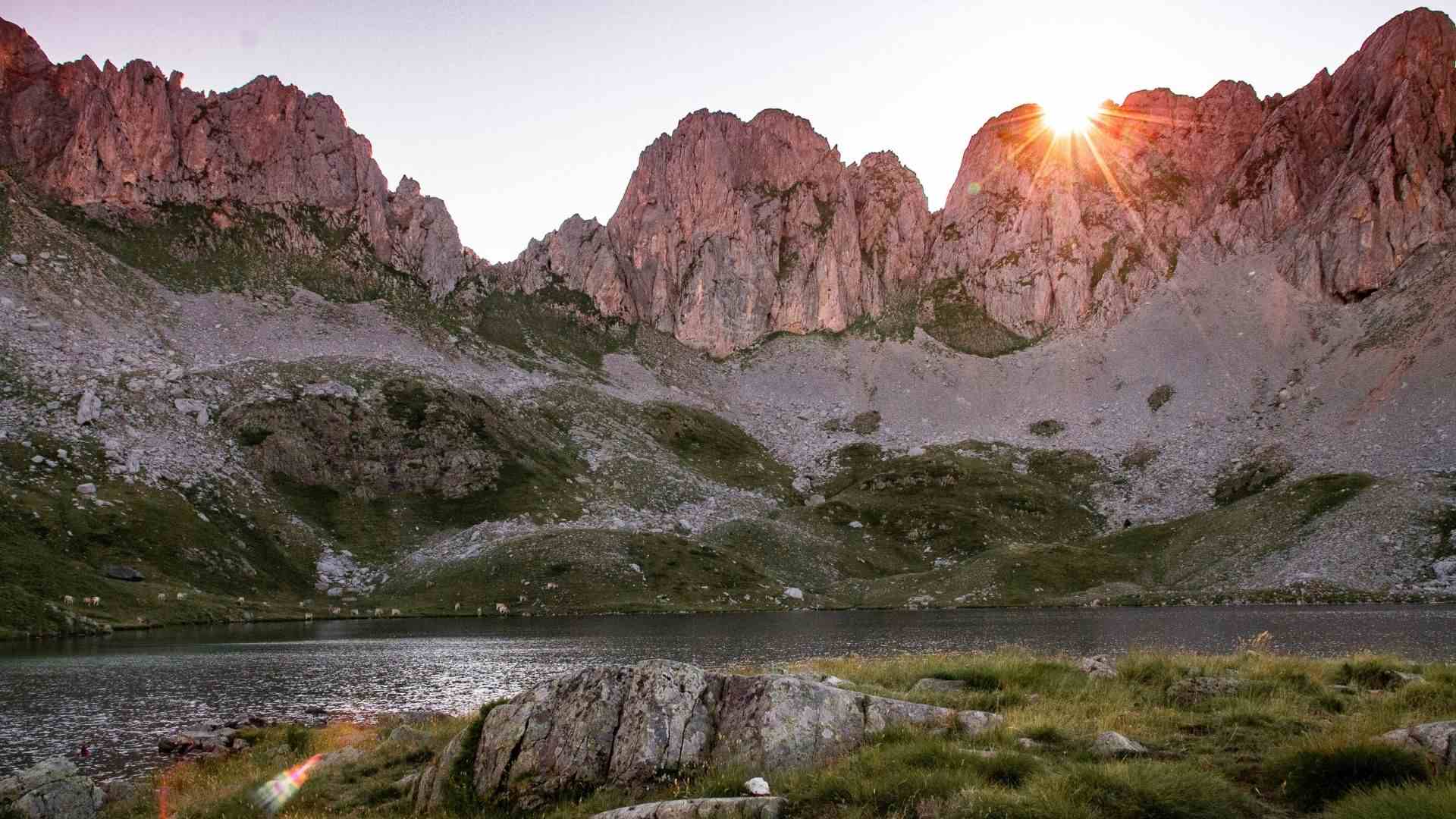 A landscape of the Pyrenees