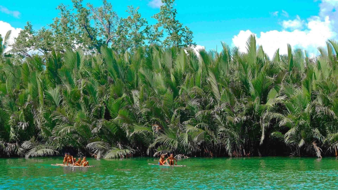 On a river in Mindanao