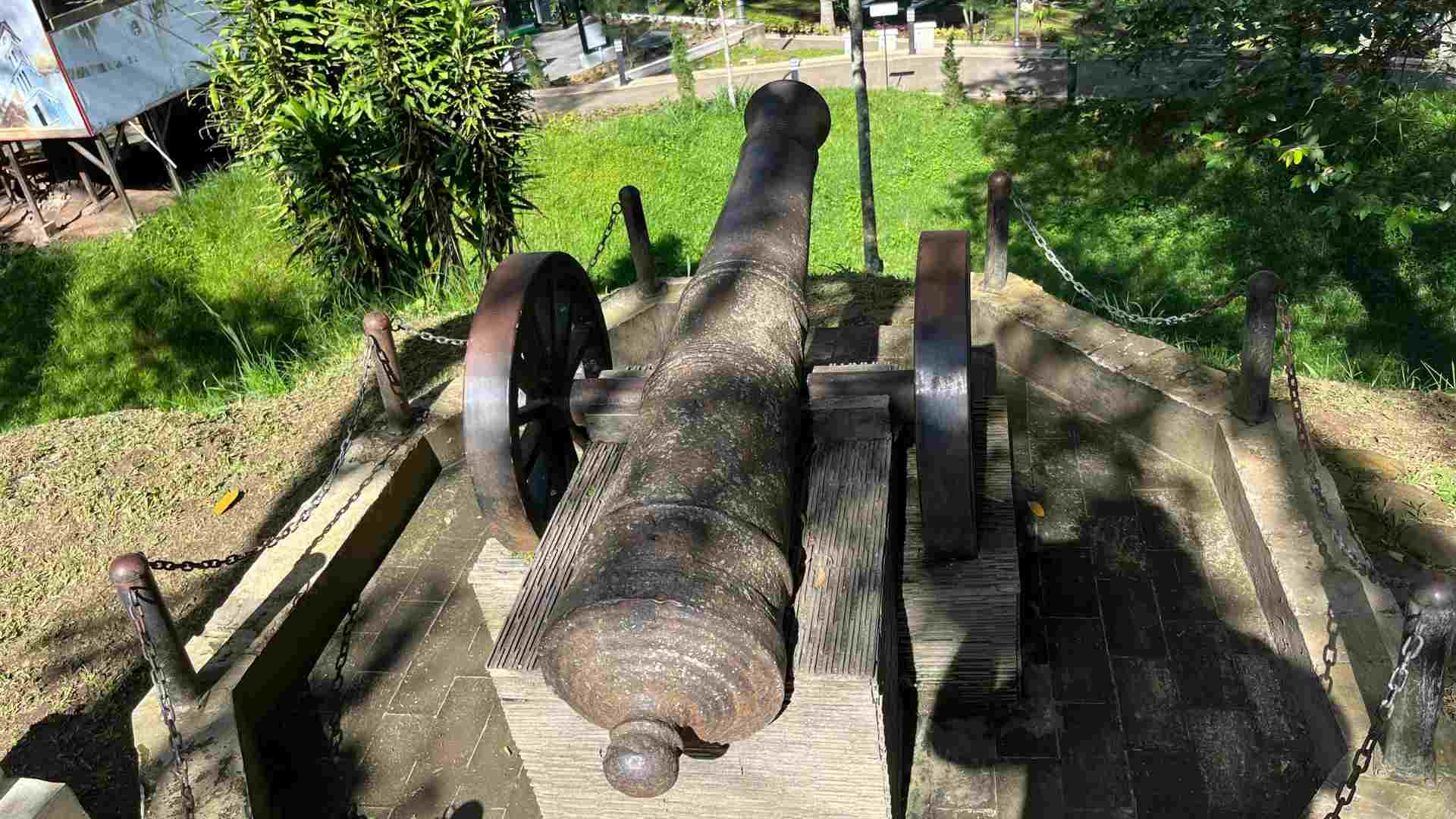 A canonball from Dutch era