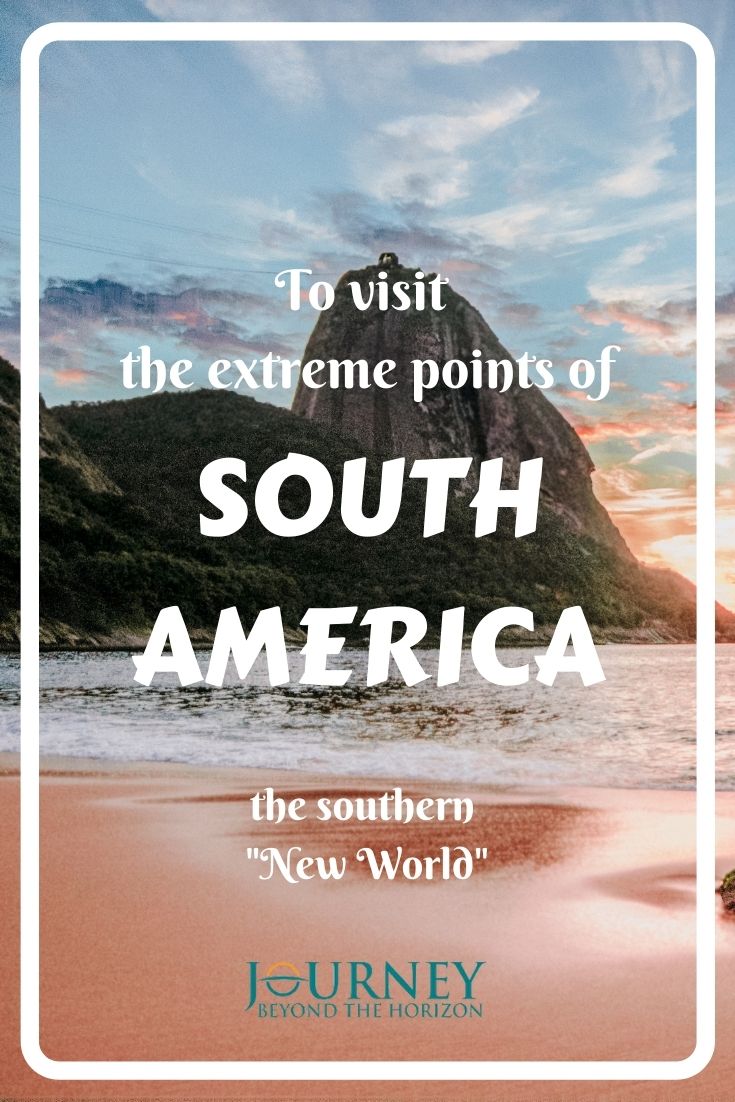 Let's explore the continent of South America- its extreme points on the west, east, north, south and in the middle! Geographical guide.
