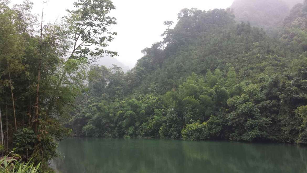 Bijia Mountain, along a river pool, Qingyuan