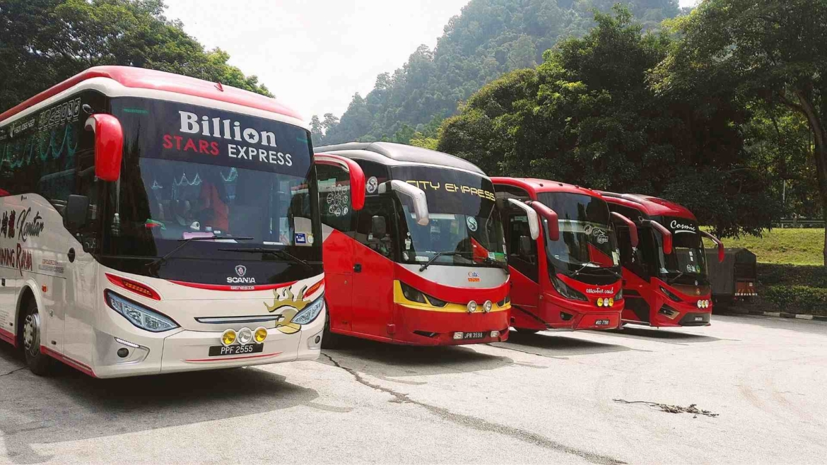 Bus transport is very popular around Peninsular Malaysia