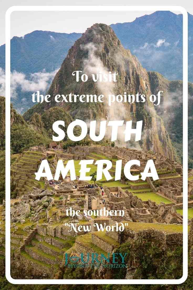 Let's explore the continent of South America- its extreme points on the west, east, north, south and in the middle! Geographical guide.