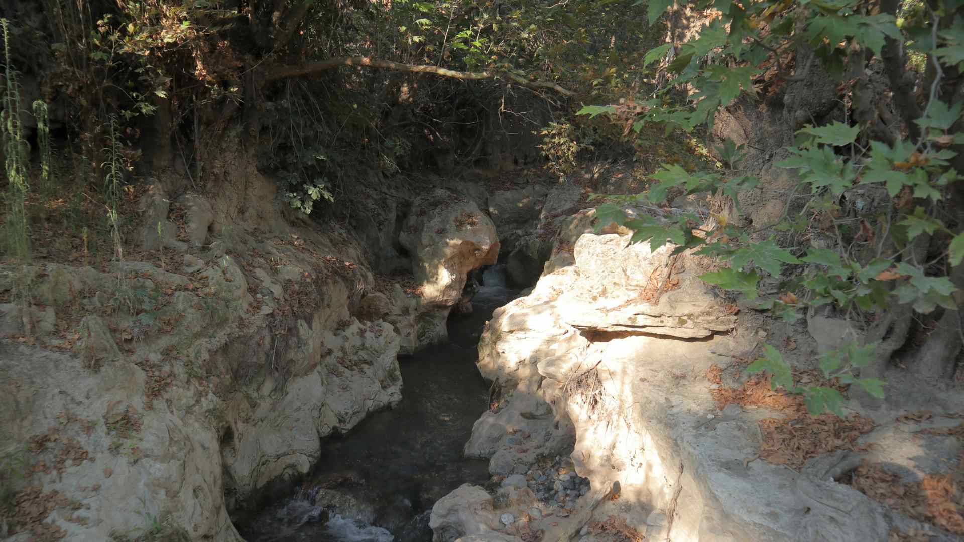 A mini-canyon of Aksu Stream in Colossae
