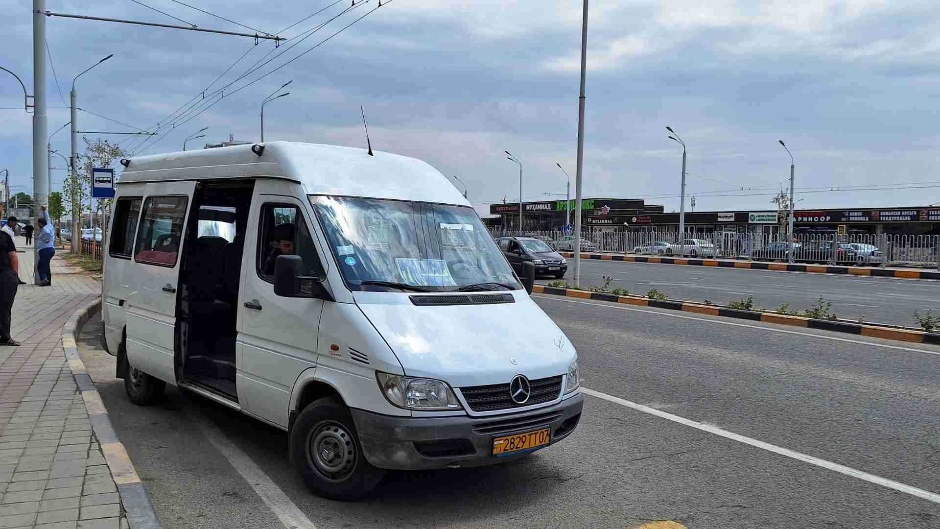 Marshrutka- public transport in Dushanbe