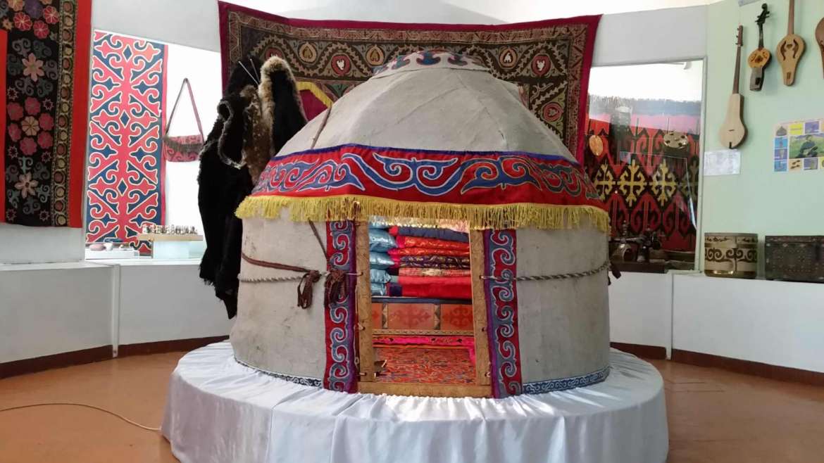 A trip to Kyrgyzstan- yurt in Karakol History museum