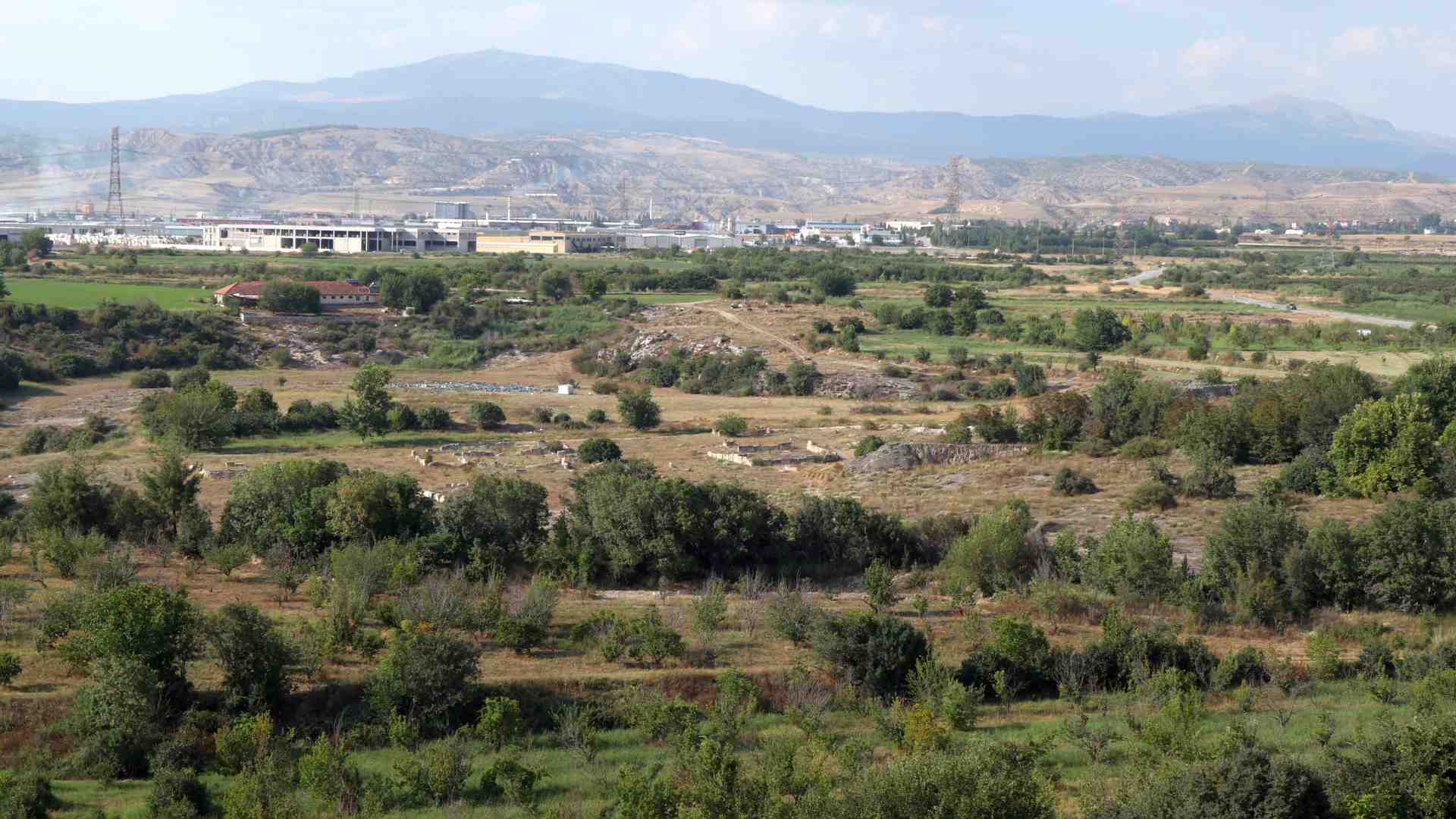 Scattered stone ruins of Colossae