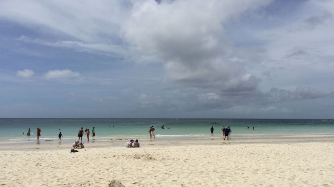 The beach of Boracay Island