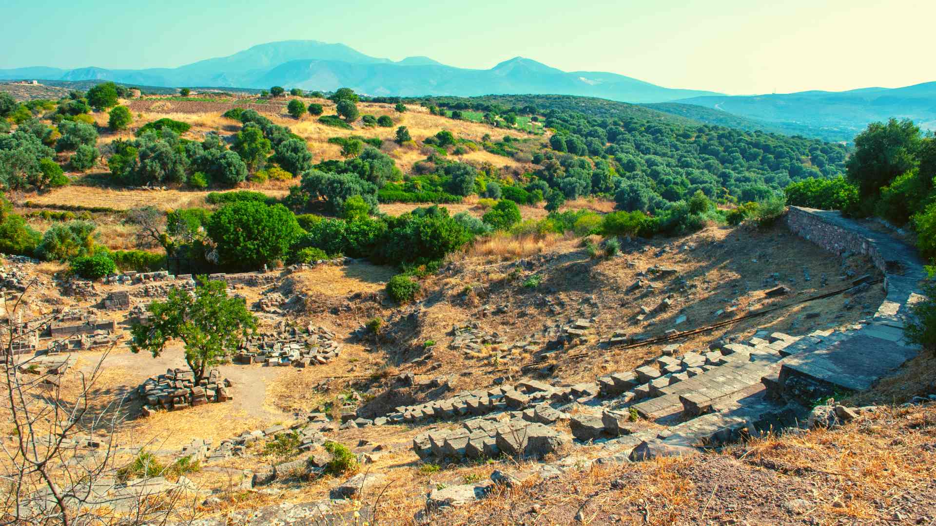 The ancient city of Erythrai