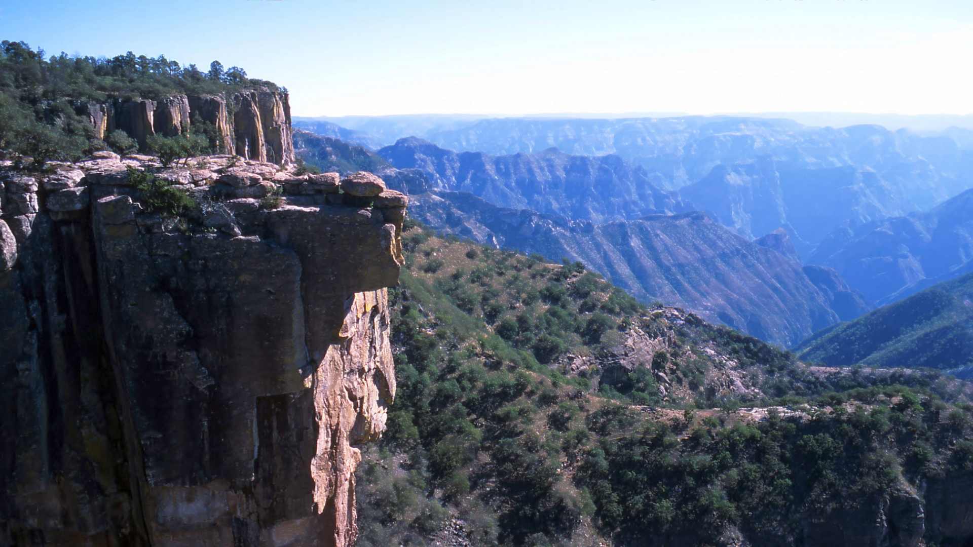 Cliffs over Copper Canyon