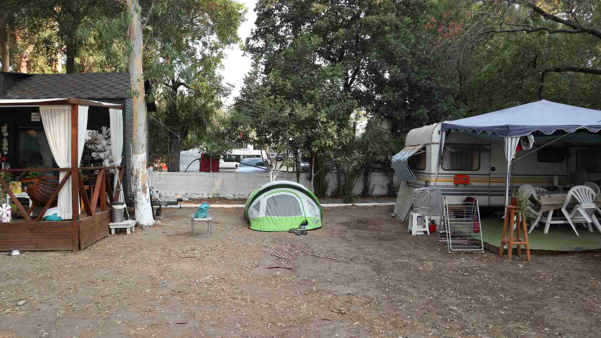 In a Turkish campsite