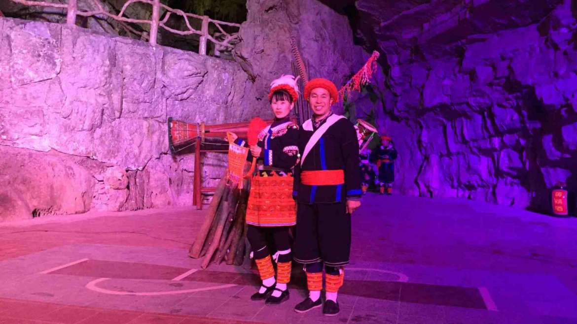 Yao minority in Guangdong, China Yao couple in Youling Cave