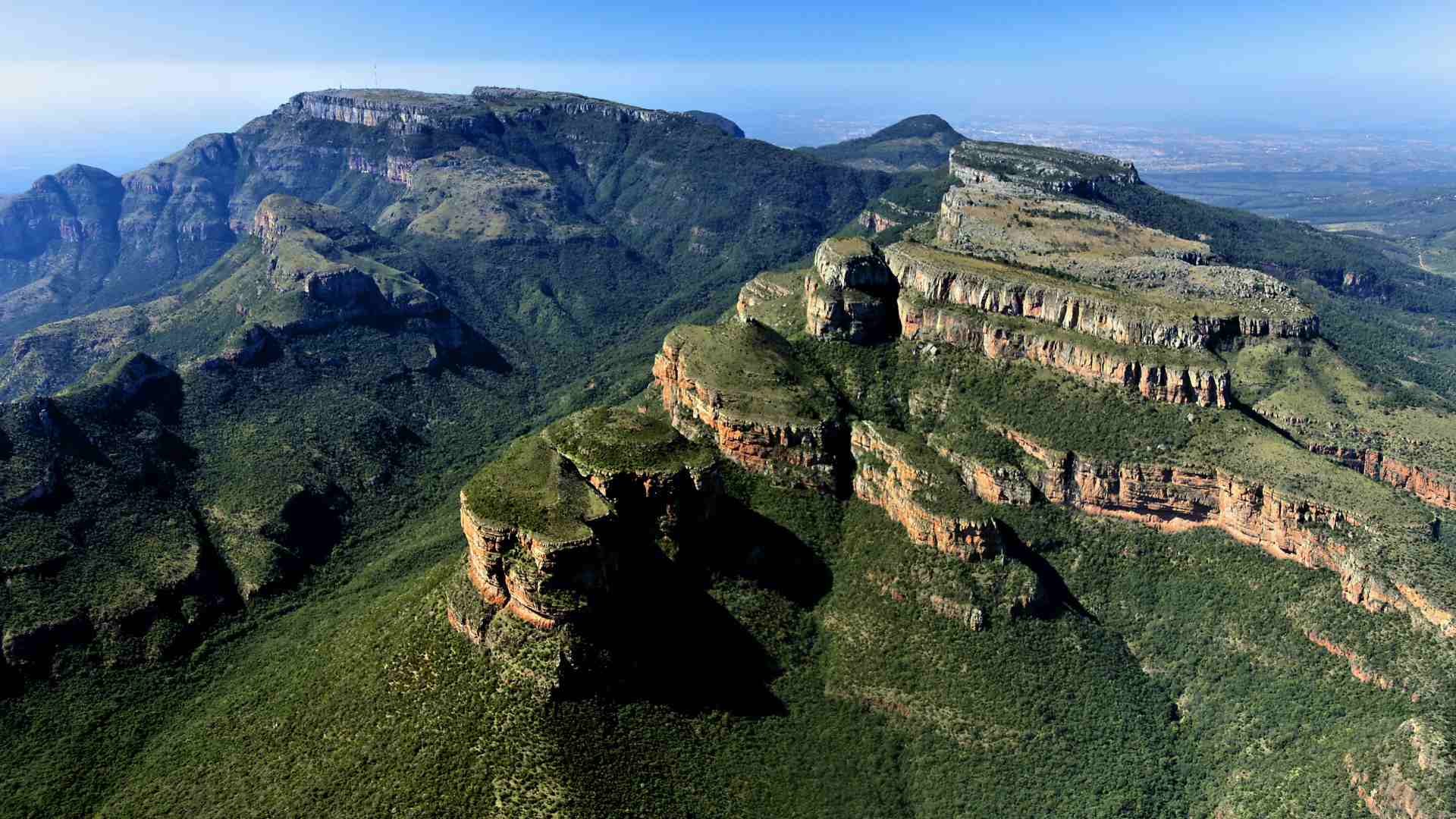 The highest peaks of Drakensberg