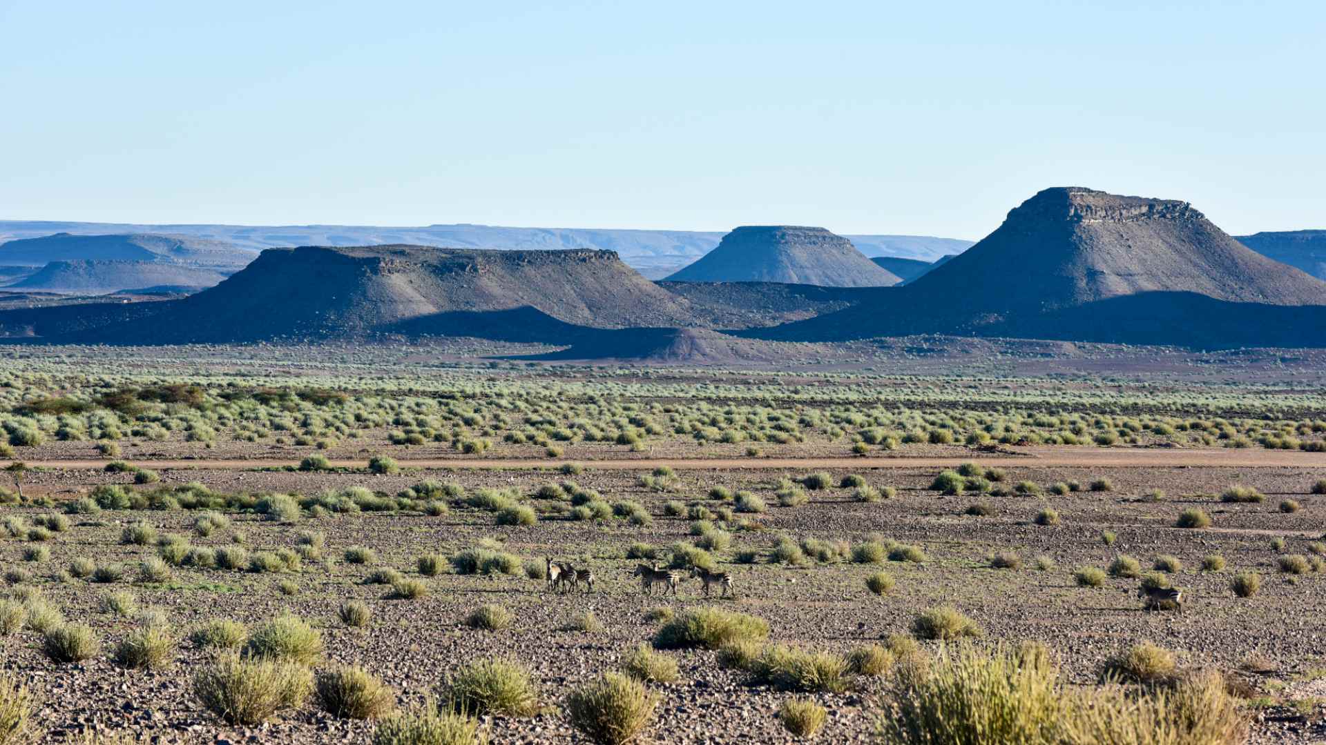The area around the Upper Fish River Canyon
