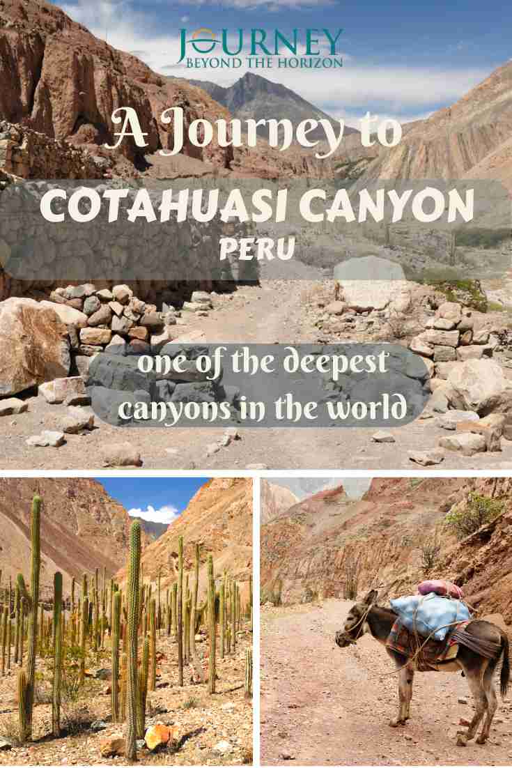 A guide to Cotahuasi Canyon in Peru- one of the deepest canyons in the world, with geographical info, points of interest and useful tips.