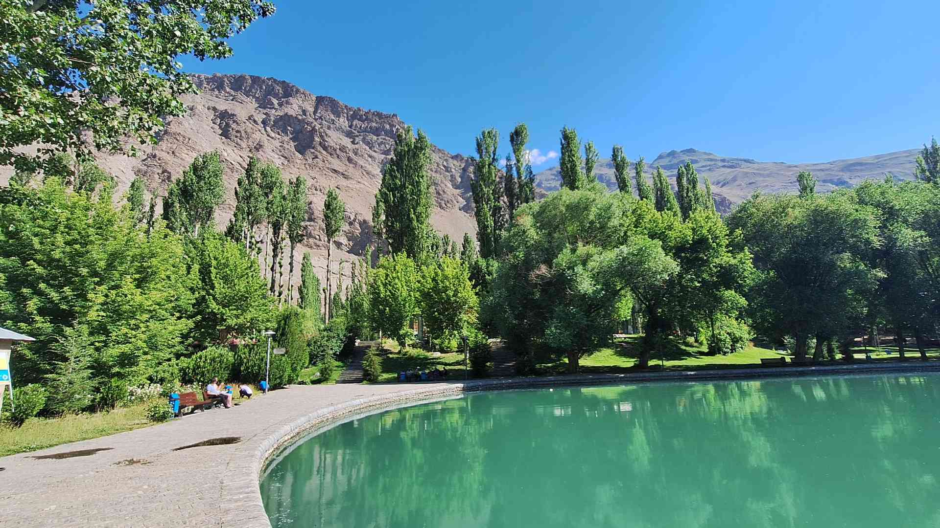 In the Central Park of Khorog