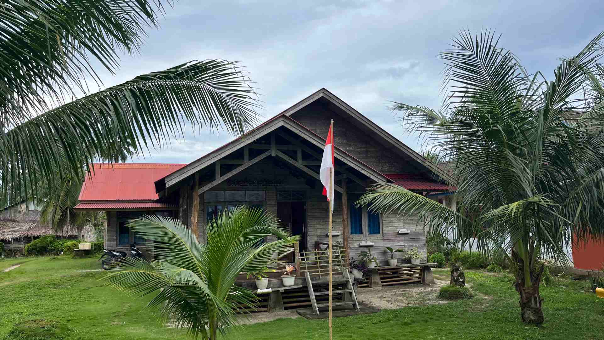 A local village house