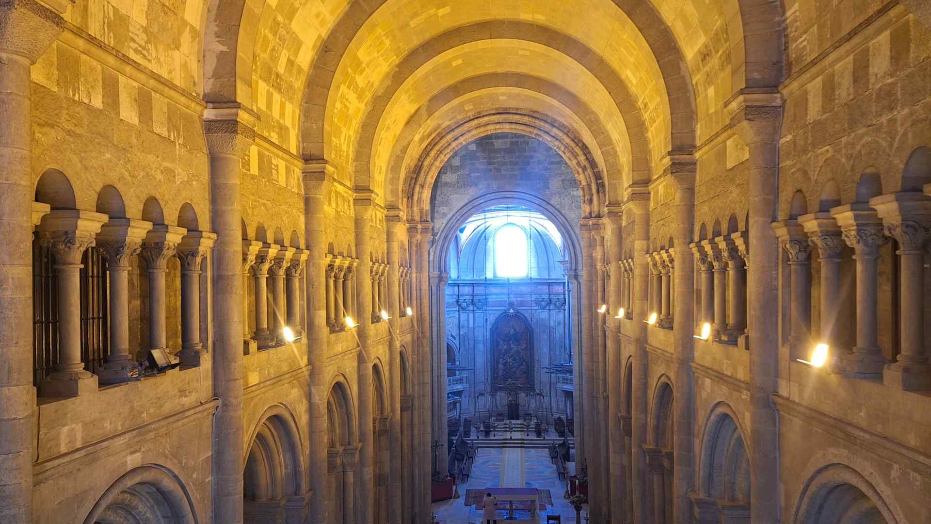 The interior of Lisbon Cathedral