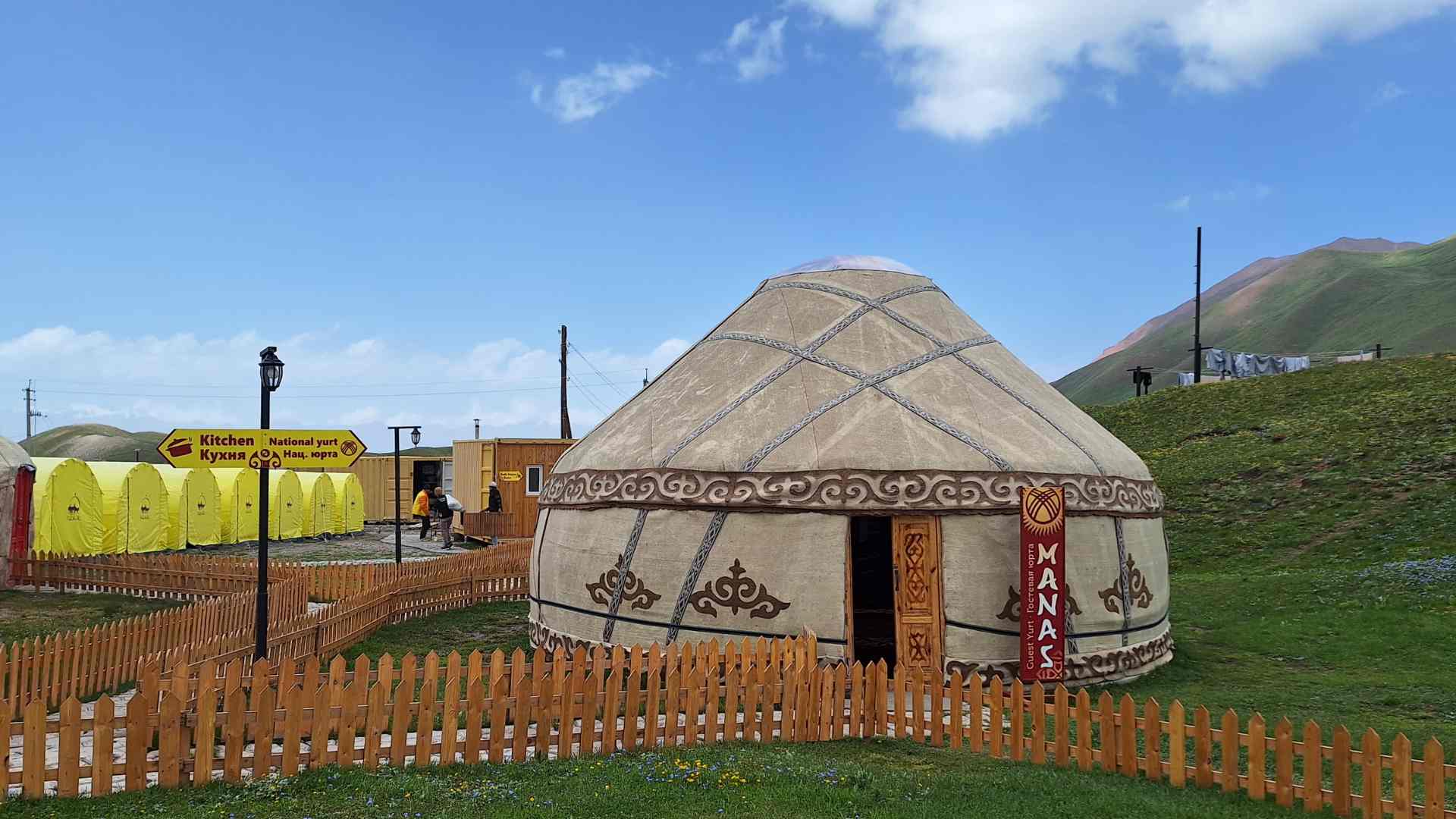 A yurt in the Base Camp