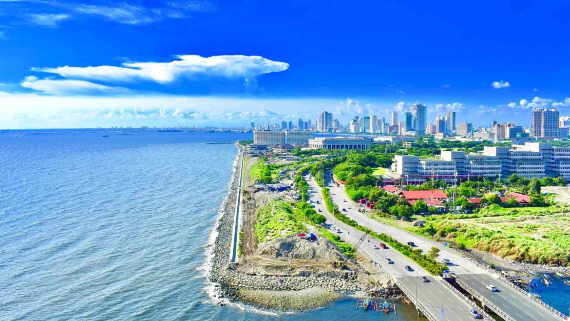 The coast of Manila