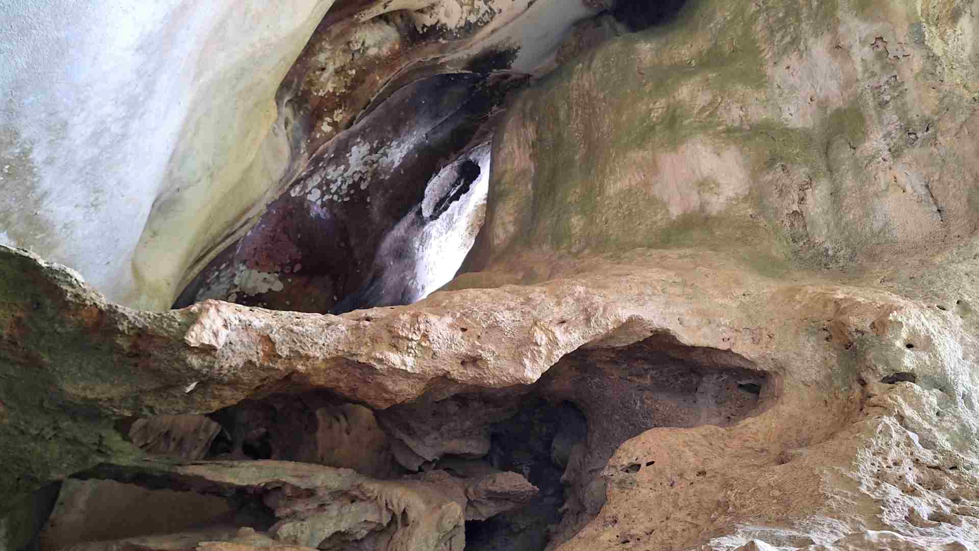 Inside a cave around Rammang Rammang