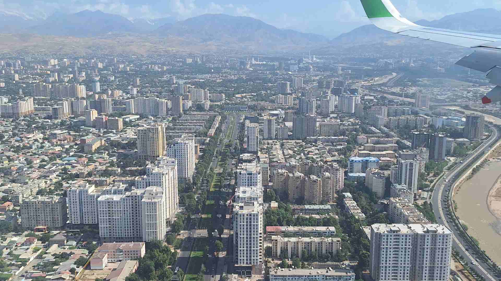 Dushanbe from above