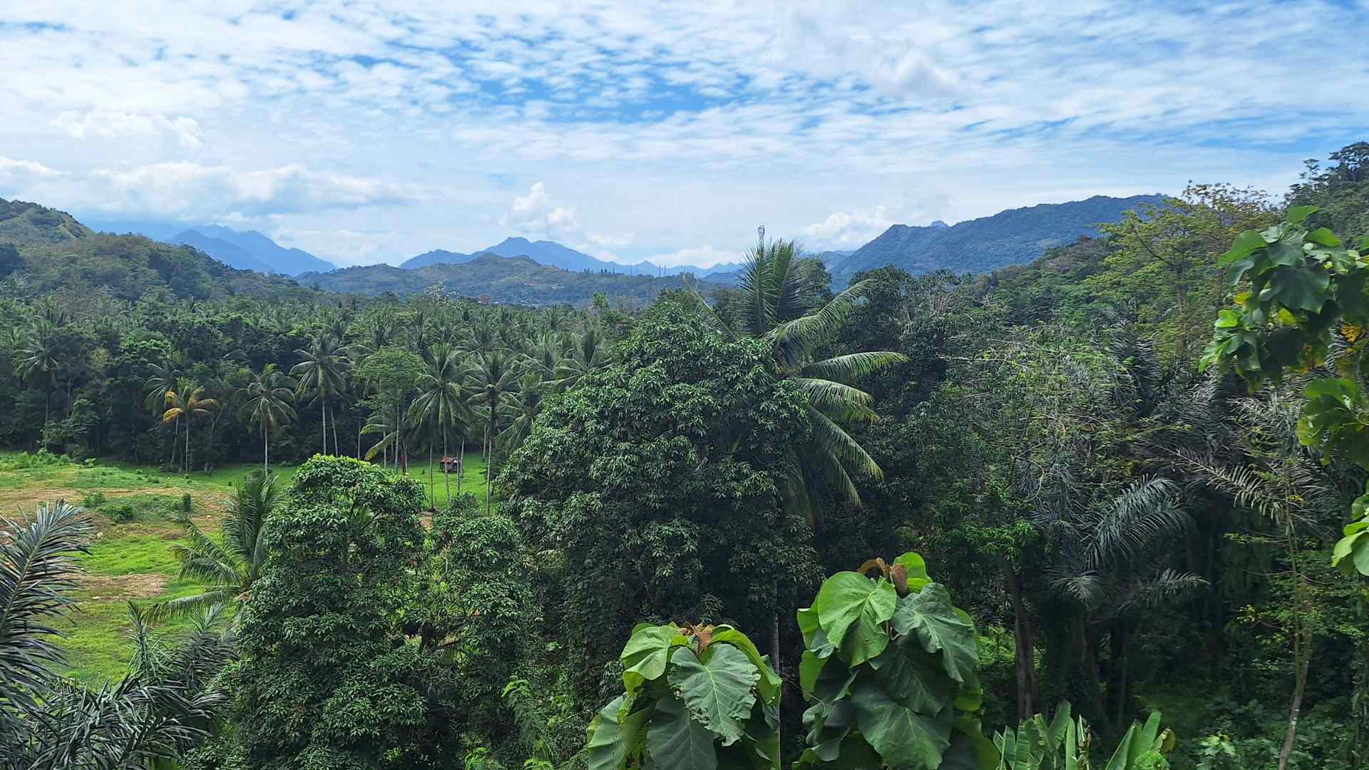 Mountainous landscape in South Sulawesi