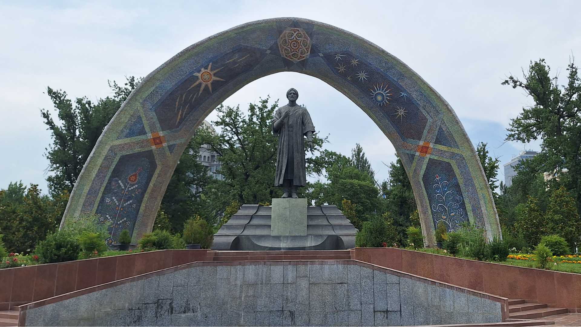 Rudaki Monument in Dushanbe