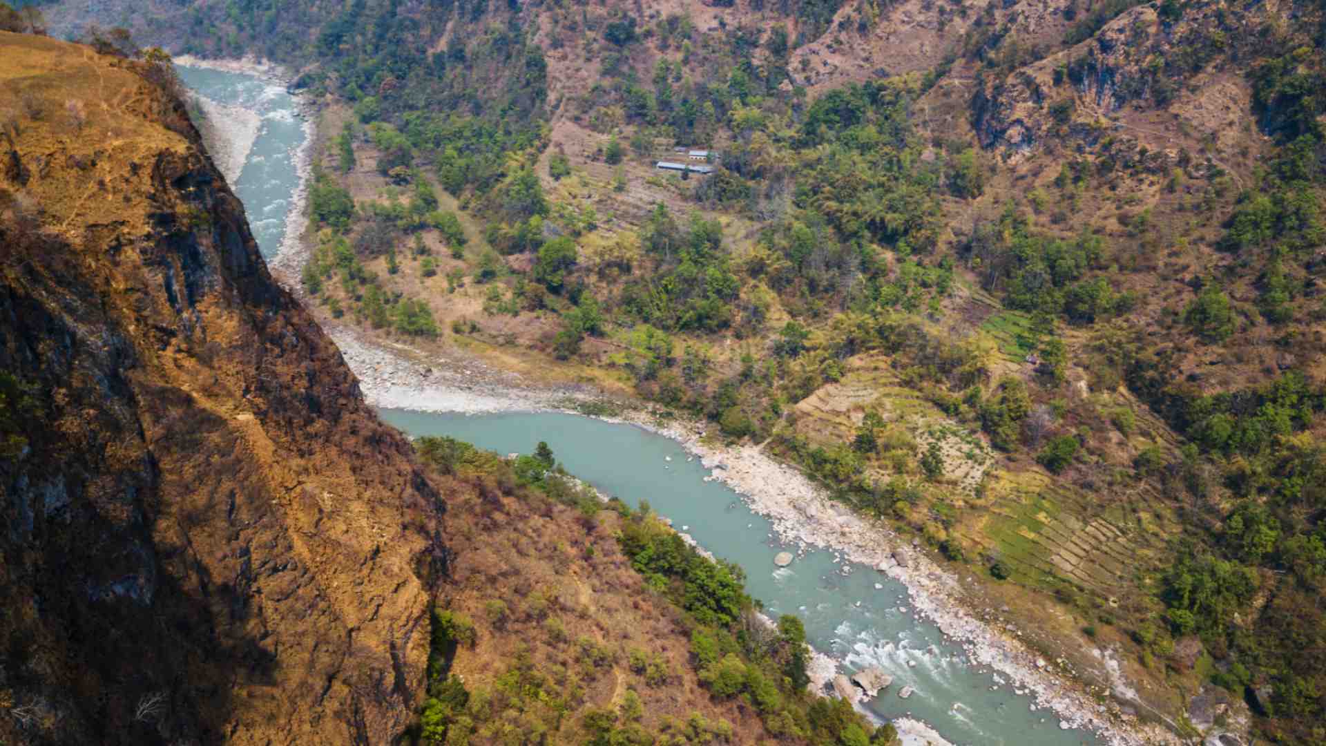 Kali Gandaki Gorge at Kusma (Kushma)