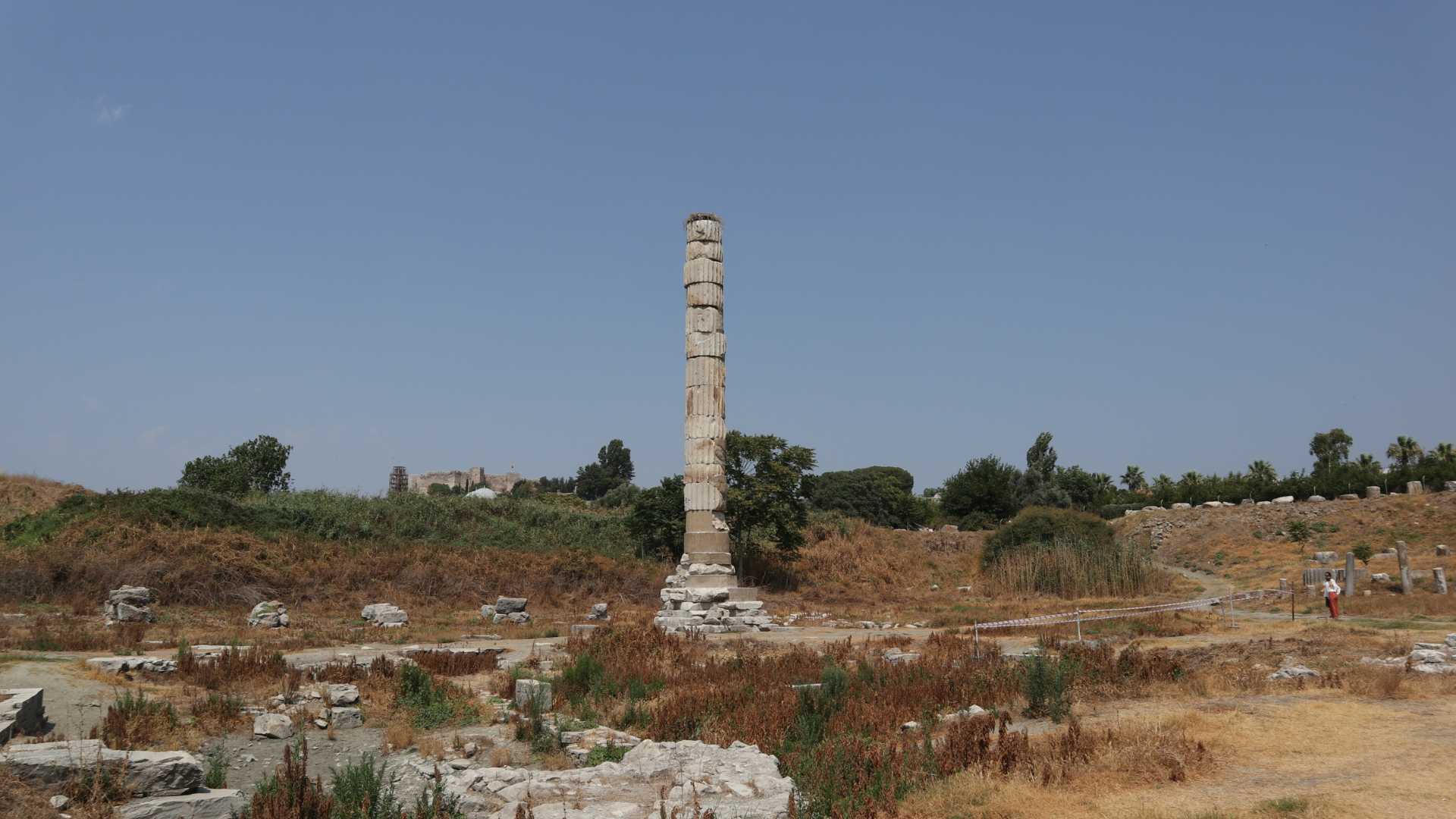 All that was left of the Temple of Artemis