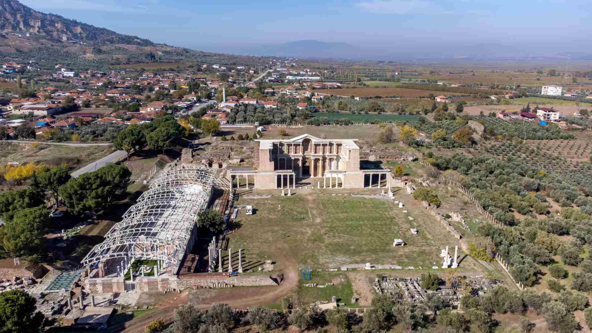 The Lower City of Sardis from above