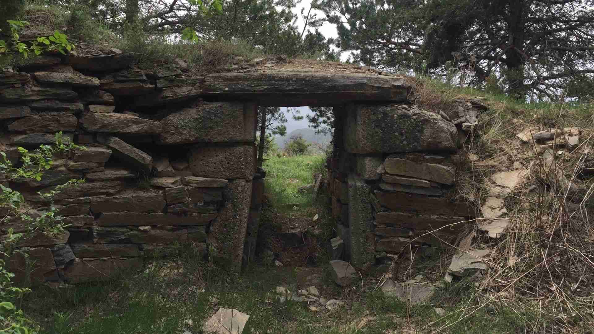 The gate of the main Thracian tomb