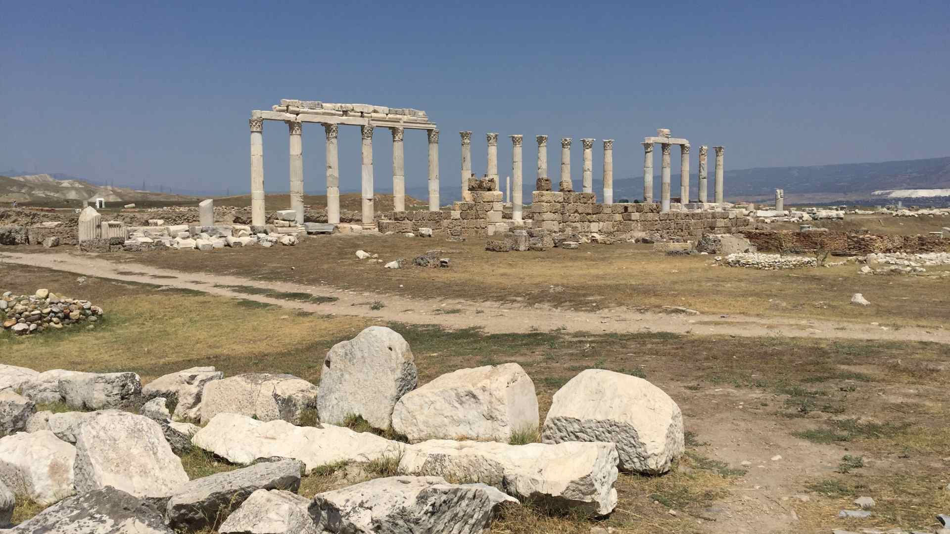 Colonnade in Laodicea