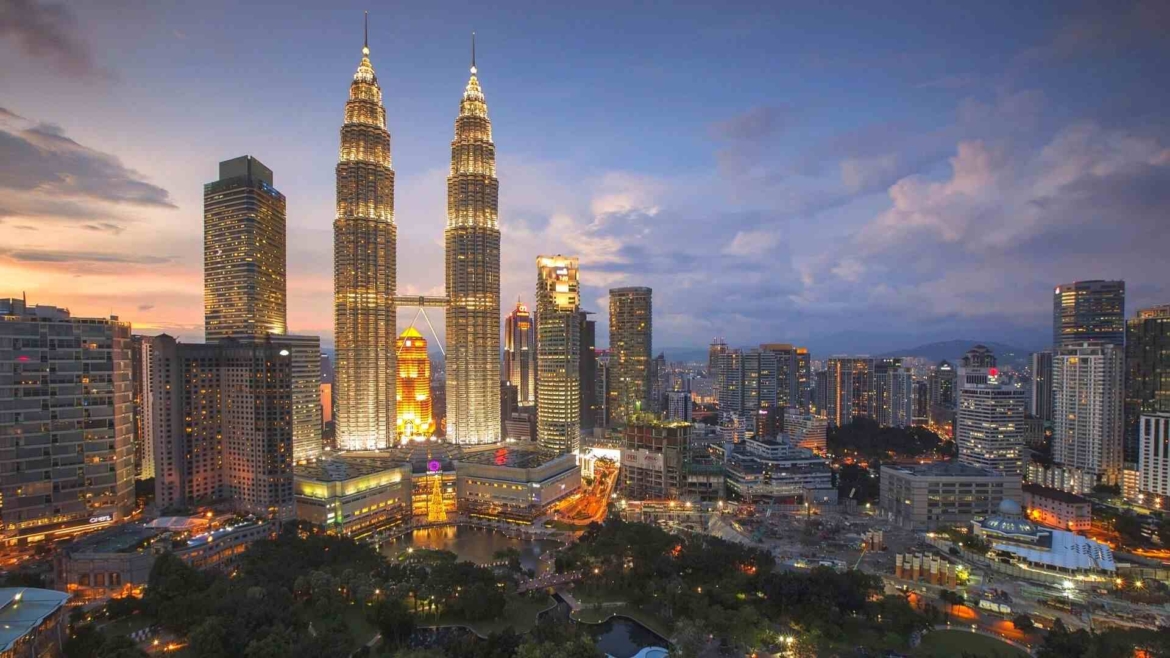 One of the Malaysian symbols- Petronas Twin Towers in Kuala Lumpur