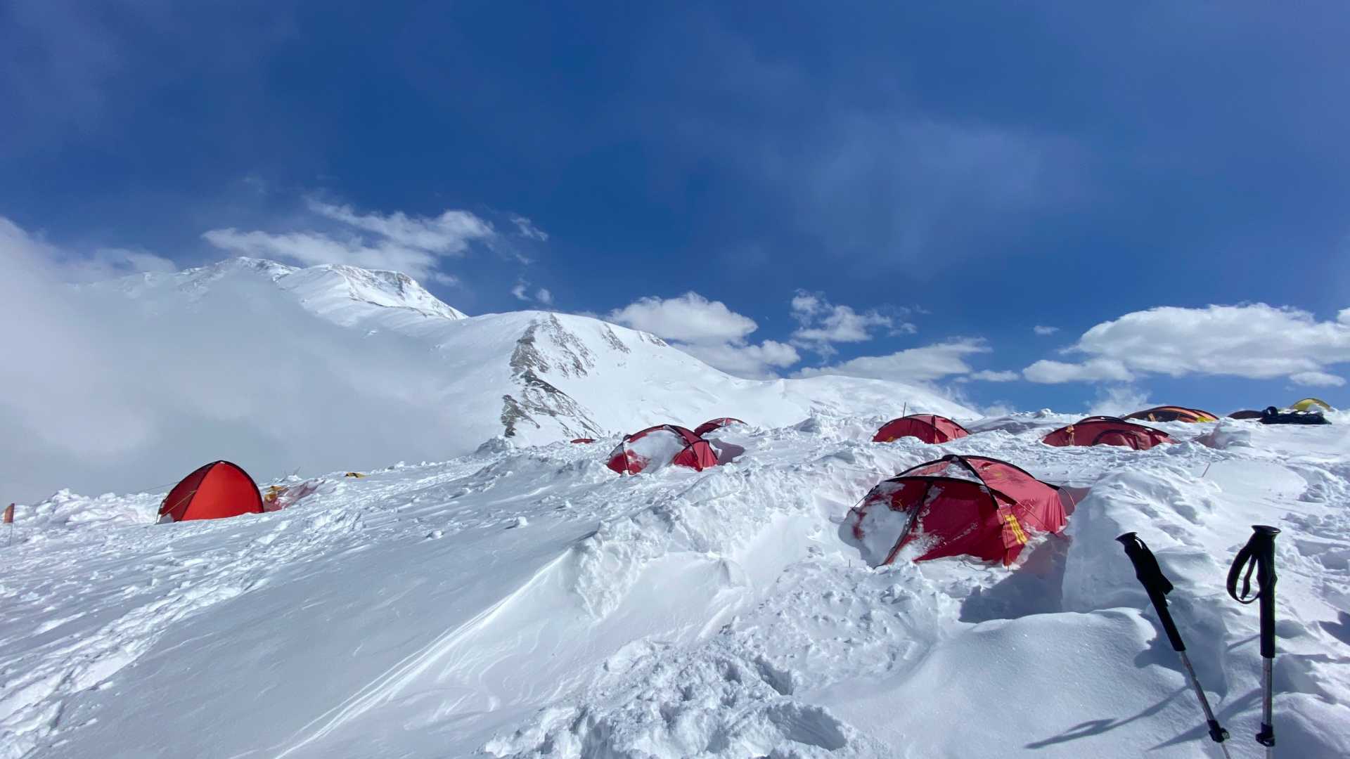 On the route to the summit- Camp 3