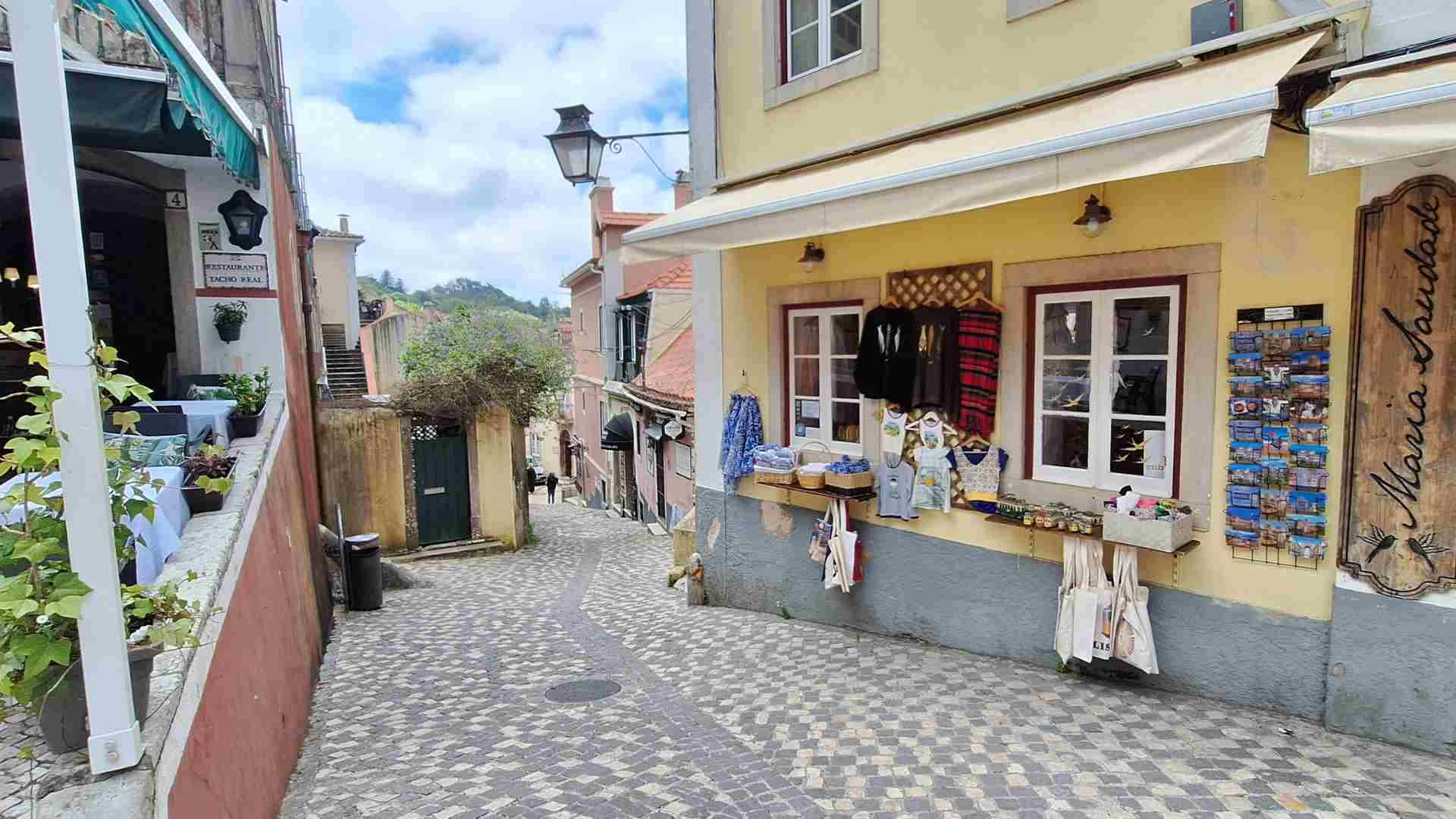 In the streets of the Old Town of Sintra