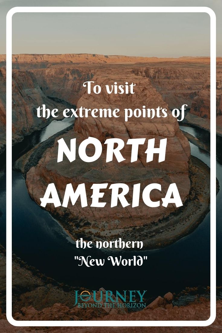 Let's explore the continent of North America- its extreme points on the west, east, north, south and in the middle! Geographical guide.