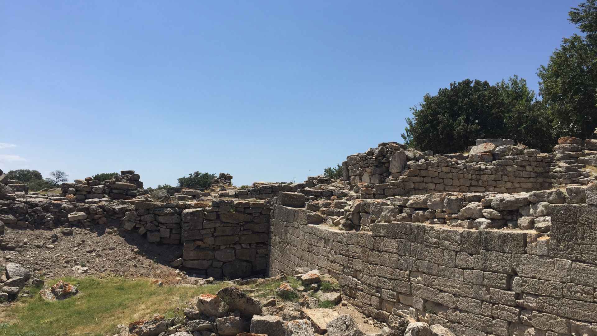 The ruins of Troy