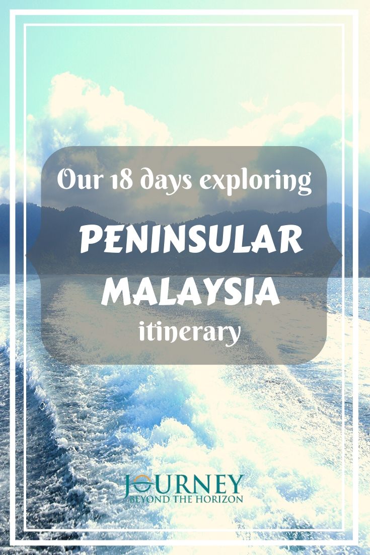 Check out our 18 days Peninsular Malaysia itinerary! Get an idea how to arrange your trip to explore the west part of Malaysia, its geography and history!